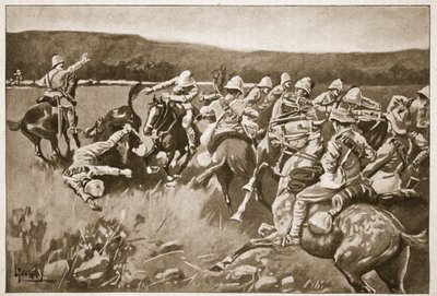 The Ambuscade at Koorn Spruit, illustration from 